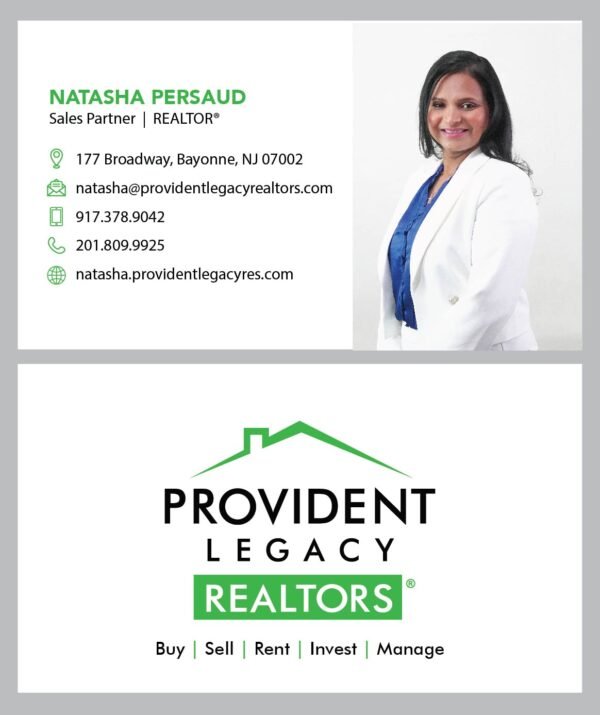 Natasha Persuad Business Cards