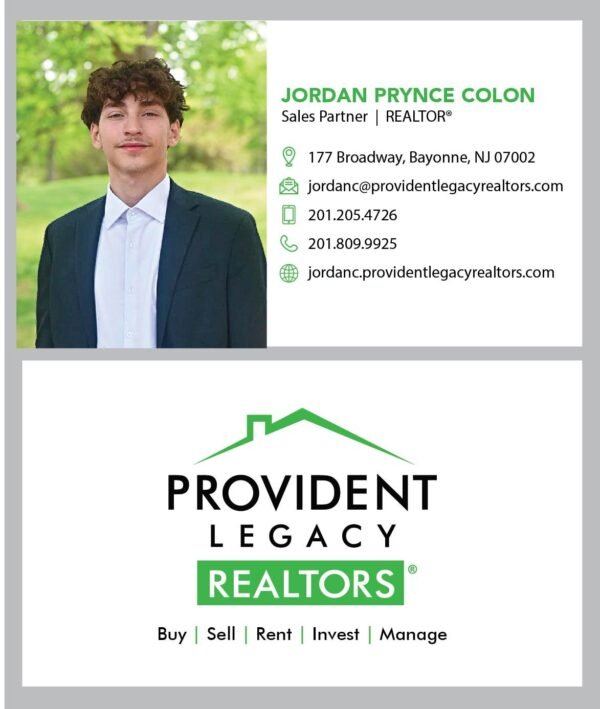 Jordan Prynce Colon Business Cards