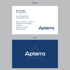 nic tucker & emanuela scura business cards